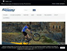 Tablet Screenshot of cicloskeway.com